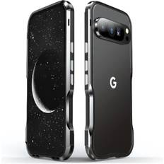 Mobile Phone Accessories GANGXUN Black Silicone Hybrid Metal Case for Pixel 9 Pro XL
