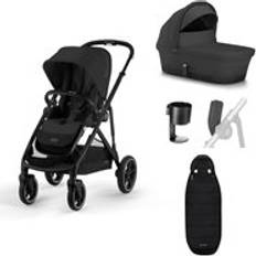 Pushchairs Cybex Gazelle S Pushchair Bundle 5 Pieces Black