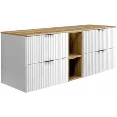 Rodan Meuble Vasque À Poser 140 cm Blanc