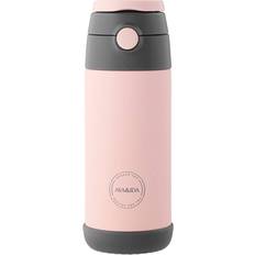 AYA&IDA Kids Straw Drikkeflaske 350ml Soft Rose