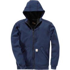 Carhartt Wind Fighter Relaxed Fit Midweight Full Zip Sweatshirt - Navy