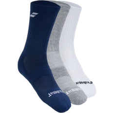 Babolat Unisex Socks 3-pack - White/Dark Blue/Grey