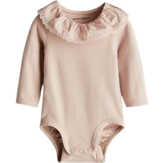 H&M Frilled Collar Bodysuit - Dusty Pink (1255875003)