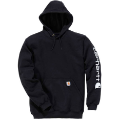 Hoodies Tröjor Carhartt Midweight Logo Sleeve Graphic Sweatshirt - Black