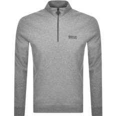 Barbour half zip Barbour Essential Half Zip Sweatshirt - Grey