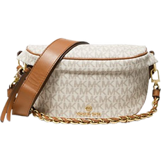 Michael Kors Slater Extra Small Logo Sling Pack - Vanilla/Acorn