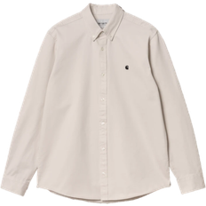 Carhartt WIP L/S Madison Shirt - Moonbeam/Black