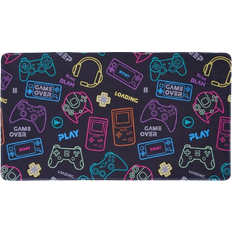 OHS Washable Supersoft Gaming Rug Black 25.6x47.2"