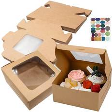 Cardboard Boxes Bakery Mini Cake Boxes Pie Boxes 24pcs