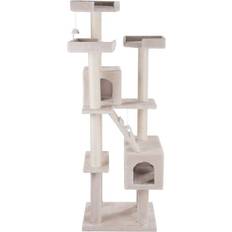 Zooplus Katte Kæledyr Zooplus Scratching Post Rapunzel 181x60x50cm Cream