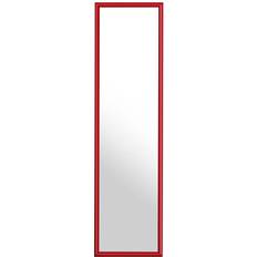 Premier Housewares Over Door Red Wall Mirror 34x124cm