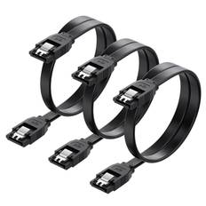 Cable Matters 3-Pack SATA III 6.0 Gbps Cables 45cm