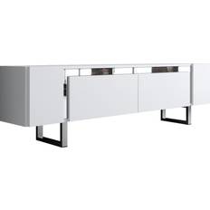 Silver TV-bänkar Skye Decor TV Bänk Sozi Vit Argentu TV-bänk