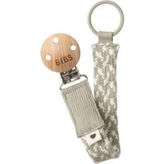 Bibs Braid Pacifier Sand/Ivory