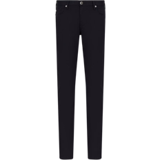 Emporio Armani Slim Fit Gabardine Jeans - Navy Blue