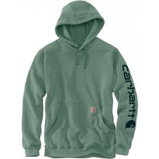 Carhartt Midweight Logo Sleeve Graphic Sweatshirt - Jade Heather
