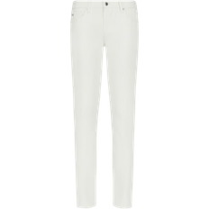 Emporio Armani Slim Fit Gabardine Jeans - White