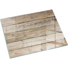 Bodenschutzplatten Tulup Kaminofen Bodenplatte Ofenglas Naturholzbretter 80 x 60 cm