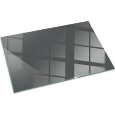 Bodenschutzplatten Tulup Kaminofen Bodenplatte Ofenglas Farbe Graubraun 100 x 70 cm