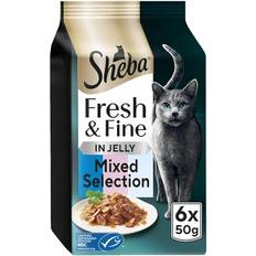 Sheba Fresh and Fine Cat Pouches 8 x 6x50g