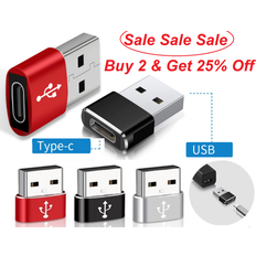 Type C to USB-C Male OTG Female Data Connector Converter