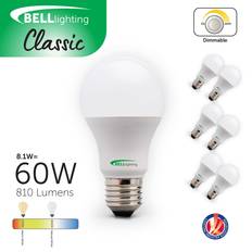 Bell LED Lamps Bell Lighting E27 GLS LED Bulbs 3pk 6pk