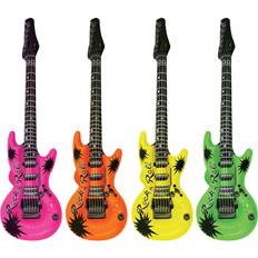 Stor Uppblåsbar Neonfärgad Gitarr