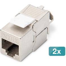 Silver Data- & Nätverksuttag Digitus DN-93615-2 RJ45 Modul Keystone CAT 6A