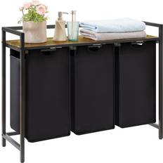 Laundry Hamper 3 Sections 120L