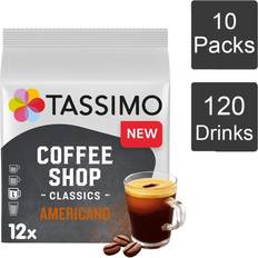 Tassimo Coffee Shop Americano 12 Pods 12 Pack