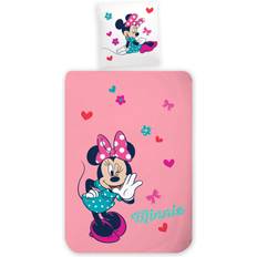 Minnie mouse sengetøj Licens Minnie Sengetøj 100x140 cm Junior Sengesæt