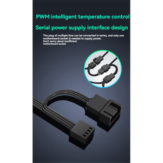 Computer Cooling Sans Marque 120mm Quiet Cooling Fan 4PIN