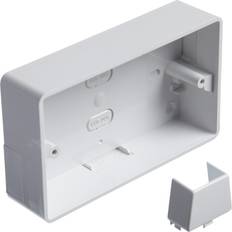 Enclosures MK 2-Gang 32mm Double Pattress Box