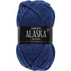 Drops Design Alaska Uni Colour Midnight Blue 70m