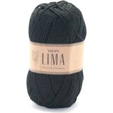 Drops Design Lima Uni Colour Black 100m
