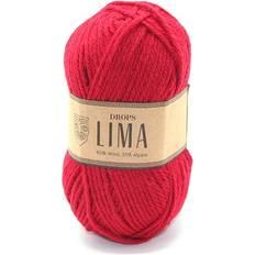 Drops Design Lima Uni Colour Red 100m