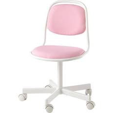 IKEA Desk Chair White/Vissle Pink