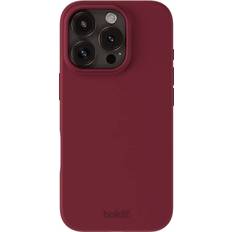 Holdit Silicone Case for iPhone 16 Pro Red Velvet
