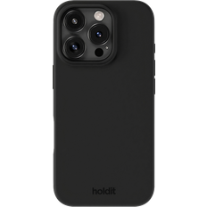 Holdit Apple iPhone 16 Pro Mobilskal Holdit Silicone Case for iPhone 16 Pro Black