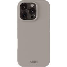 Holdit Apple iPhone 16 Pro Mobilskal Holdit Silicone Case for iPhone 16 Pro Taupe