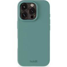 Holdit Apple iPhone 16 Pro Mobilskal Holdit Silicone Case for iPhone 16 Pro Moss Green