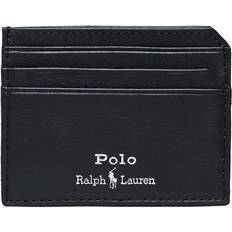 Polo Ralph Lauren Wallets & Key Holders Polo Ralph Lauren Smooth Leather Cardholder - Black