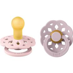 Boheme Latex Pacifier Size 1 0-6m 2-pack Blossom/Dusky Lilac
