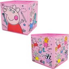 Storage Boxes Kid's Room on sale Peppa Pig Doodles Two Pack Storage Box