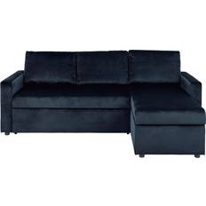 Ebuy24 Sacramento Dark Blue Sofa 218cm 3-Sitzer