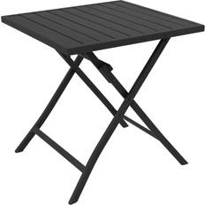 Tavoli da Bar da Esterno Tavolino Pieghevole Alluminio 70x70x73h cm Antracite Tavolo da Bar da Esterno