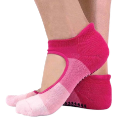 Sock Snob Non Slip Grip Low Cut Invisible Socks 2-pack - Pink