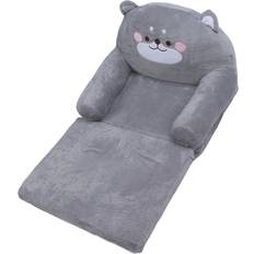 Sofa Beds Kid's Room Kids Cartoon Gray Dog Style Foldable Soft