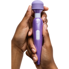 LoveHoney Deluxe Rechargeable Mini Massage Wand Vibrator Purple