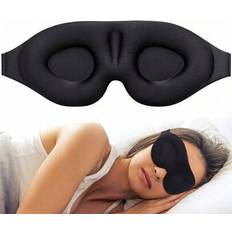Shein Sleep Eye Mask For Men Women, 3D Contoured Cup Sleeping Mask & Blindfold, Concave Molded Night Sleep Mask, Block Out Light, Soft Comfort Eye Shade Cover For Travel Yoga Nap, Black Travel Rest Supplies Travel Items Sleep Help Vacation Accessories Holiday Comfortable Sleepers For Travel Camping Office Accessories Travel Plane Travel Essentials Travel Accessories Travel Must Haves Beach Summer School Accessories Back To School Stuff Back To School Supplies